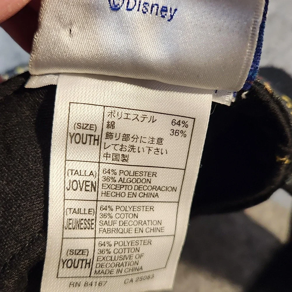 Disney Pirates of the Caribbean‎ Youth Skull Bandana Hat Disneyland Resort Black
